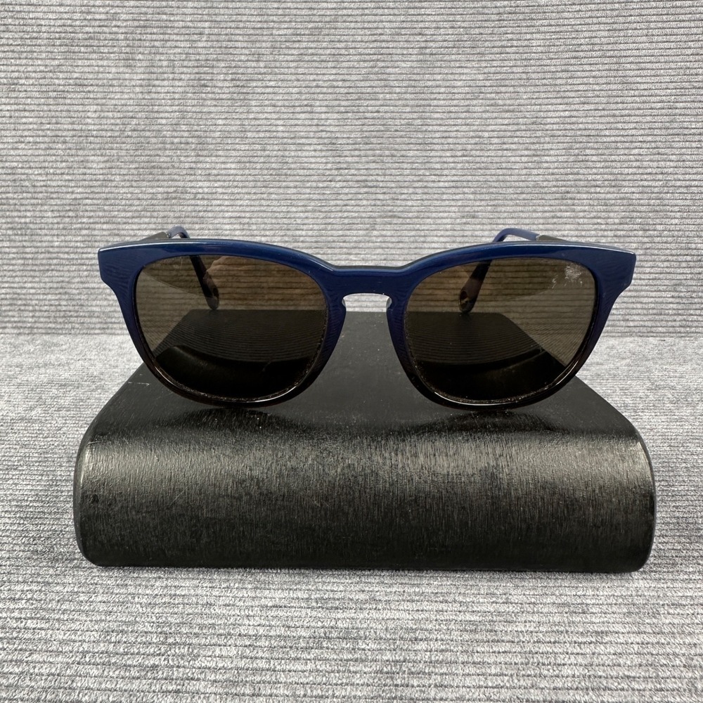 WOOW Super Lazy 2 Sunglasses Blue Tortoise Square Italy 54-19-143 Y2K